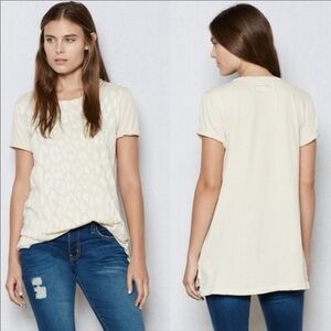 Current/Elliott | White Leopard print t shirt top